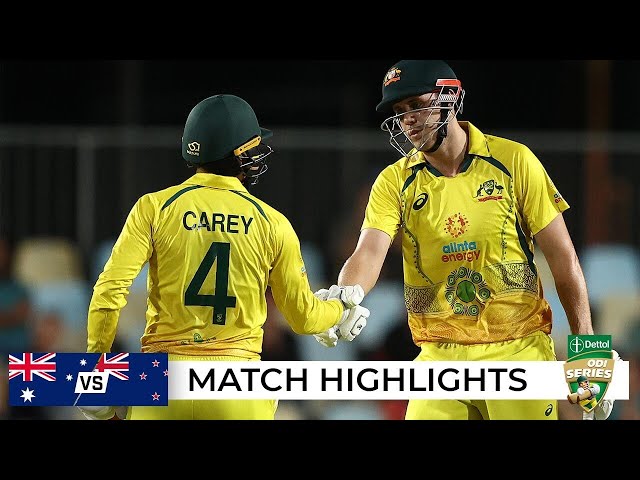 Ice-cool Green, Carey star in chase after Maxwell’s four | Australia v New Zealand 2022