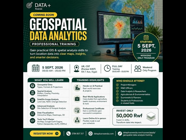 Geospatial Data Analytics Training | Day 6: Python Mapping & Visualization with GeoPandas