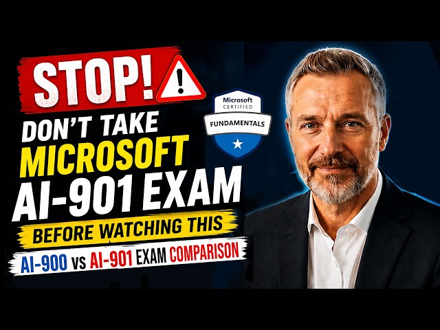Stop! Microsoft Azure AI Fundamentals AI-901 Practice Questions | AI-900 vs AI-901 Exam Comparison