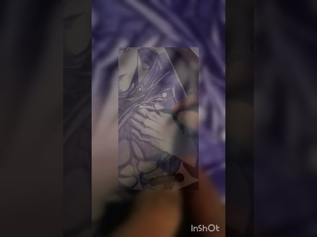 Anime ar✨ Anime Art Magic 🎨🔥 Wait for the Final Look!🎨 Sketch to Anime ✨#shortvideo