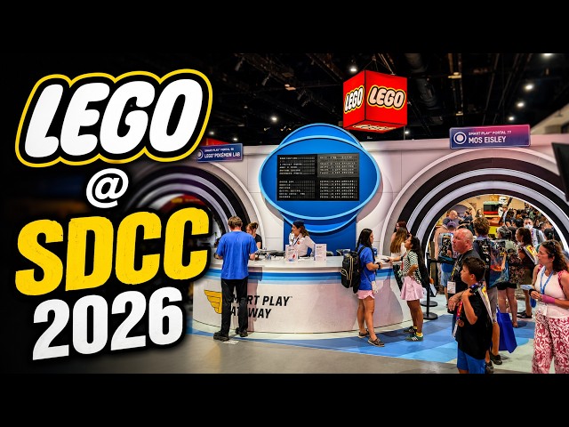 Inside the LEGO Booth at San Diego Comic-Con 2026