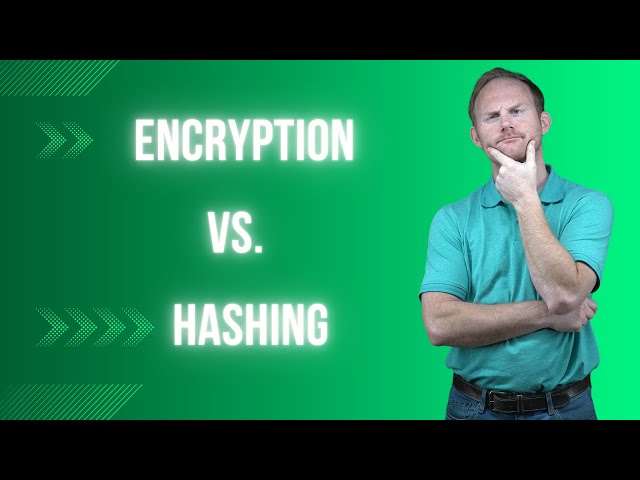 Encryption or Hashing: Making the Right Decision