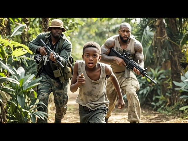 A desperate counterattack!  A 10-year-old boy fights back against terrorists, toying with them!