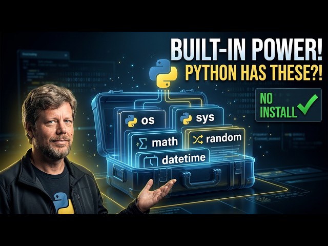 20. Python's Built-in Libraries You Should Know