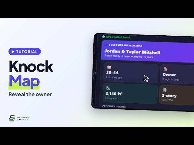 Door Knocking App: Reveal the Homeowner, Log Doors & Set Callbacks | FieldStacker