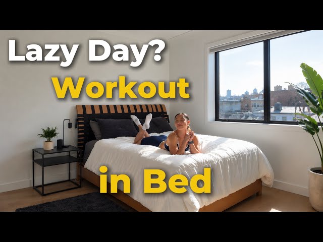 Can’t Get Out of Bed? Try This 3-Minute Full Body FOLLOW ALONG Workout 