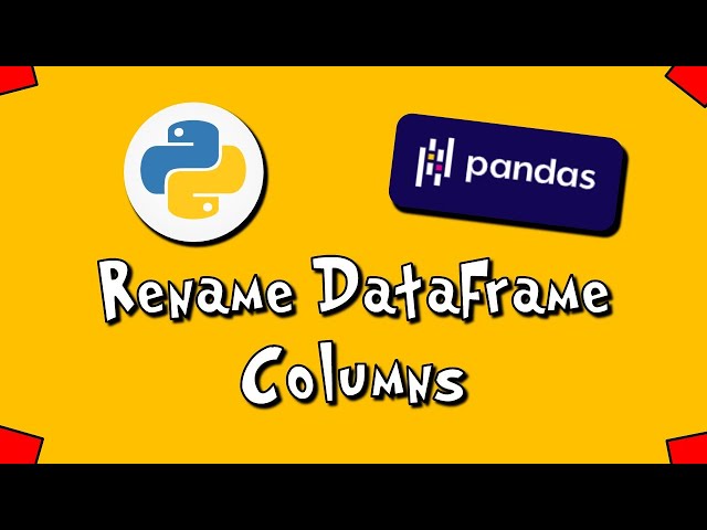 Pandas Rename DataFrame Columns - #2