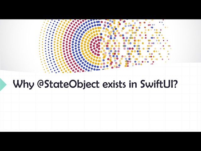 Why Apple Added @StateObject to SwiftUI | @StateObject vs @ObservedObject