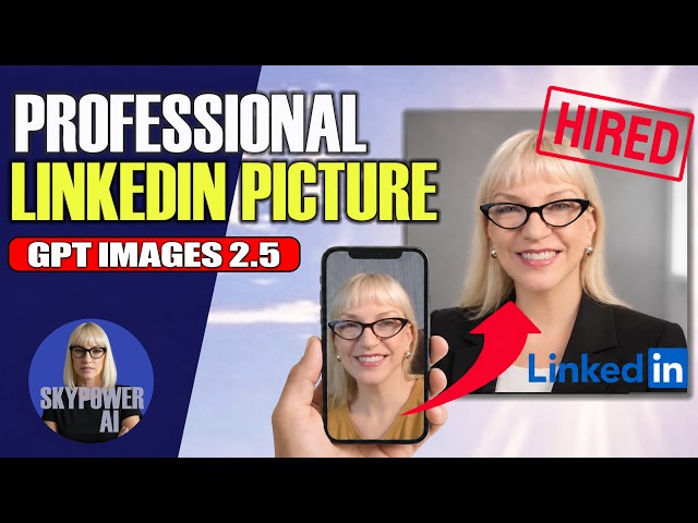 Create a Professional LinkedIn Profile Picture with ChatGPT 2.5 Images