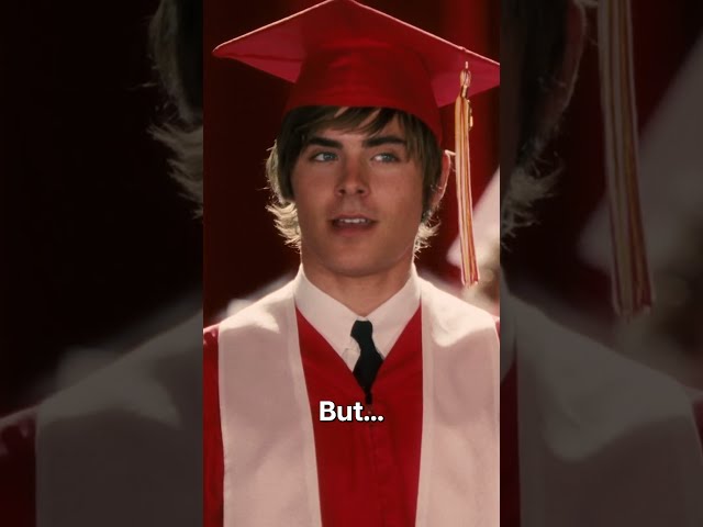 Troy Bolton's ICONIC Graduation Speech 🧑🎓 #Shorts