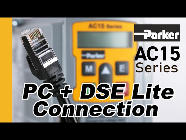 Parker AC15: How to Connect to a PC with DSE Lite | Ethernet Setup
