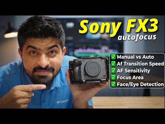Sony FX3 Autofocus Settings: The ONLY Settings You Need (MasterClass)