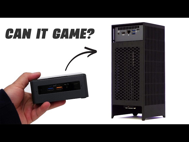 No talk, just upgrading an Intel NUC 8 Core i3, 2 cores UNTIL it can game!
