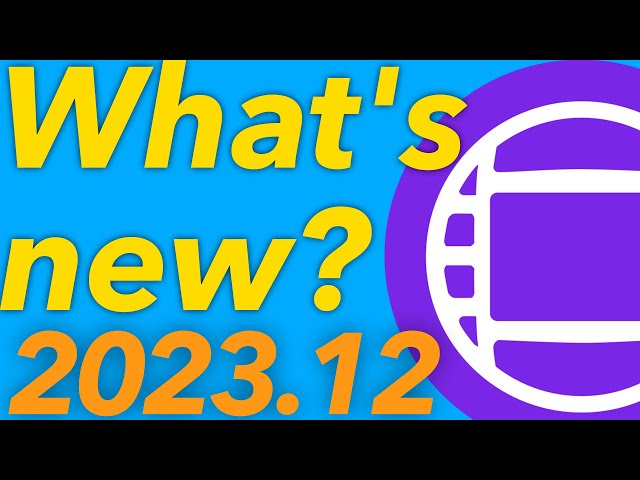 What's new in Avid Media Composer 2023.12?