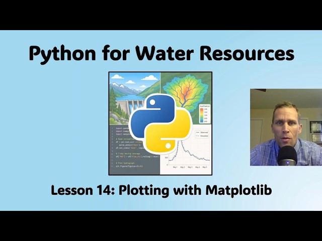 Python for Water Resources Lesson 14 - Plotting with Matplotlib