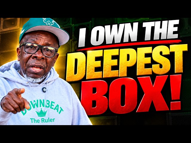 DOWN BEAT SAYS NO SOUND SYSTEM CAN MATCH HIS DUBPLATE COLLECTION