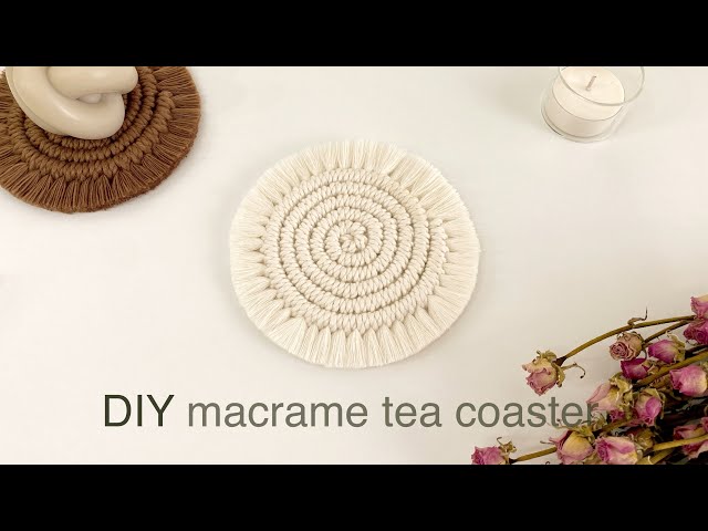 DIY | macrame tea coaster