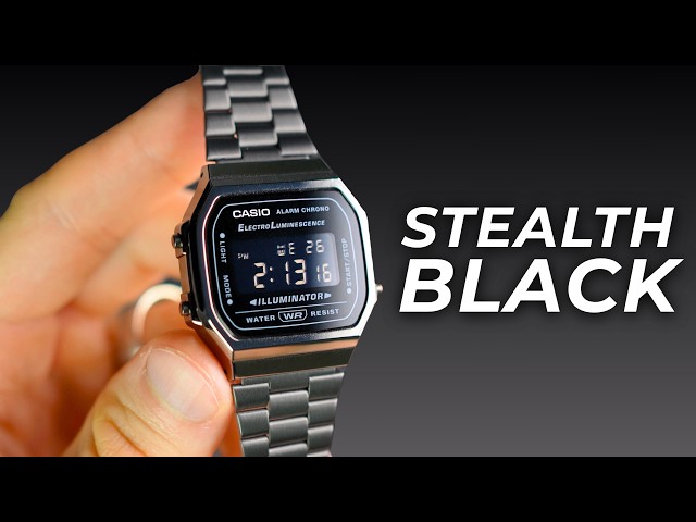 My New Favorite Casio: A168 "Stealth Black" WGG-1BVT