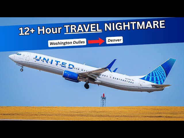Delayed and Stranded | United Airlines 737-900 Washington Dulles - Denver!