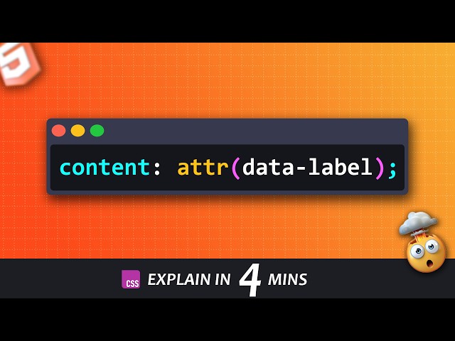 CSS attr() Tutorial: Build Better Interfaces Faster
