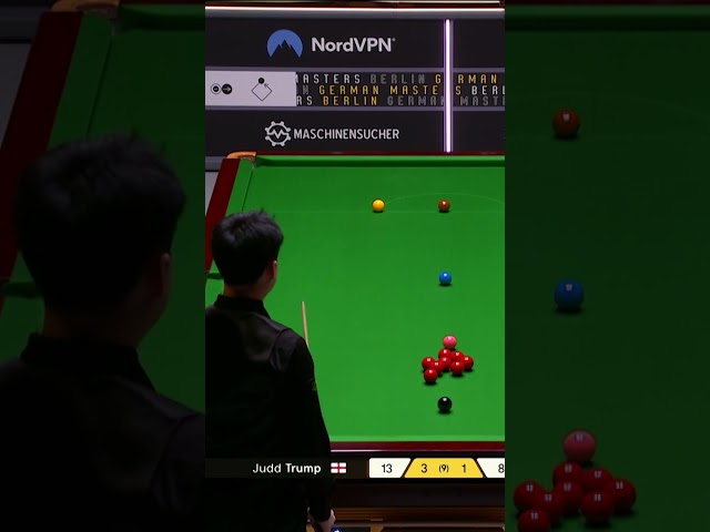 How about this for a fluke from Si Jiahui at the German Masters! 😮