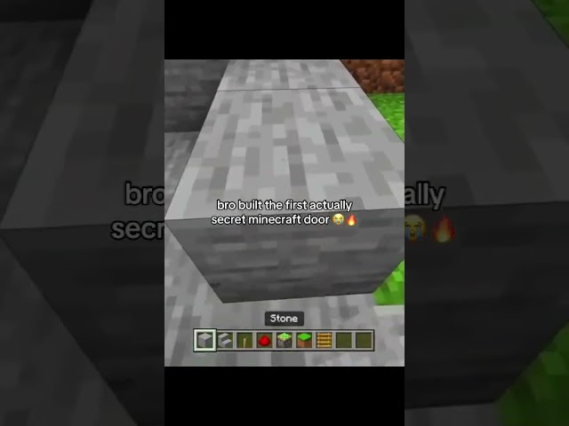 Can You Spot The Secret Door In This Minecraft Wall?