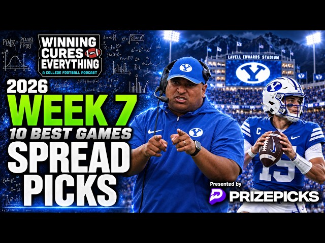 Week 7 2026 College Football Picks for the 10 best games!