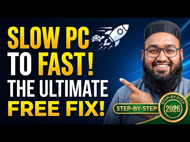 How to Make Your Slow Computer Faster (Step-by-Step Guide 2026