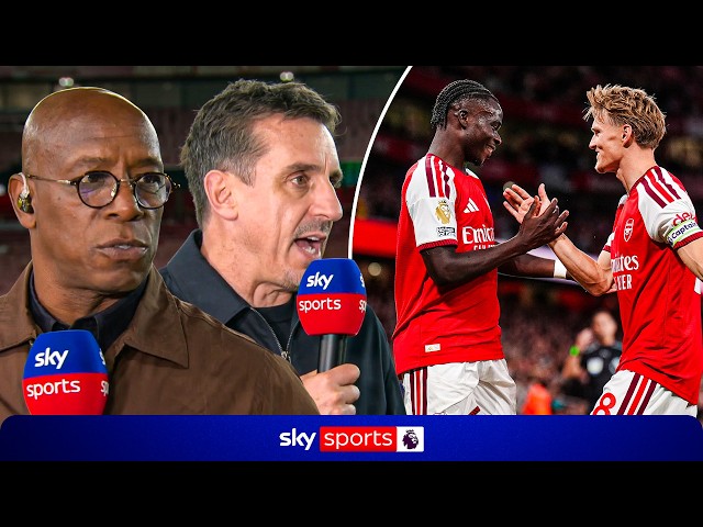 Ian Wright, Gary Neville, Jamie Carragher & Martin Odegaard analyse Arsenal’s 3-0 win vs Coventry