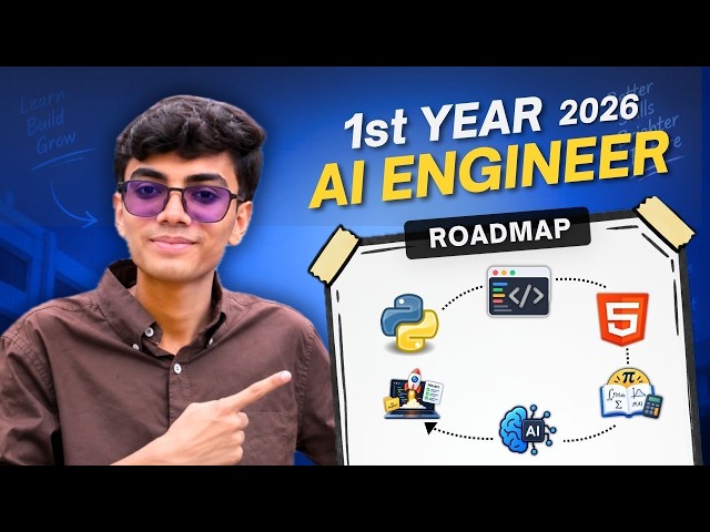 1st Year CSE Roadmap 2026 | DSA, Development, AI & Projects