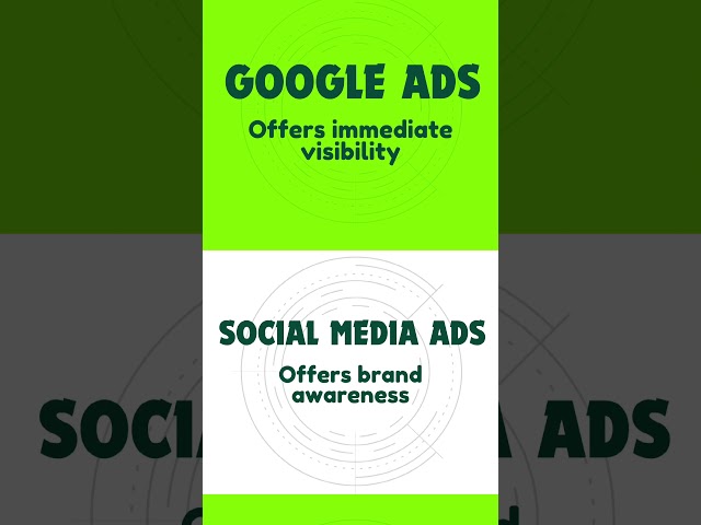 Differences between Google Ads and social media ads Google Ads
