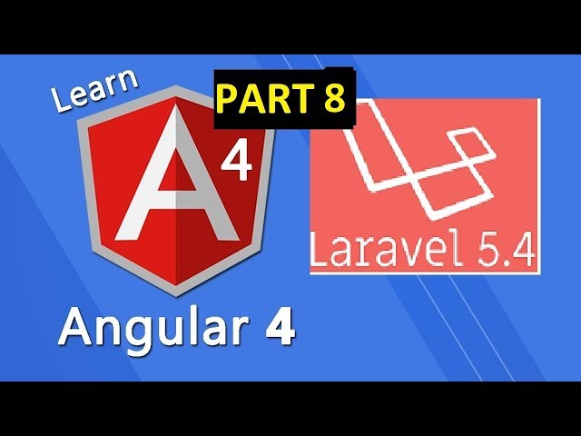 Angular4 Frontend and Laravel5.4 Backend CRUD using Service API - Part 8