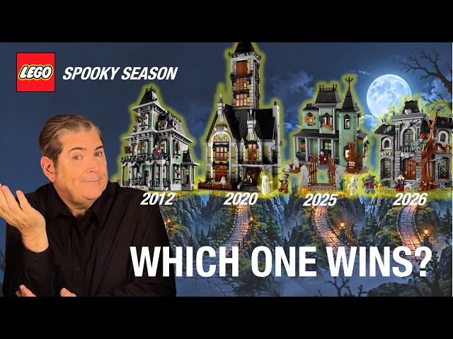 Has LEGO Finally Perfected the Haunted House? NEW 11383 vs. 10228, 10273, 31167