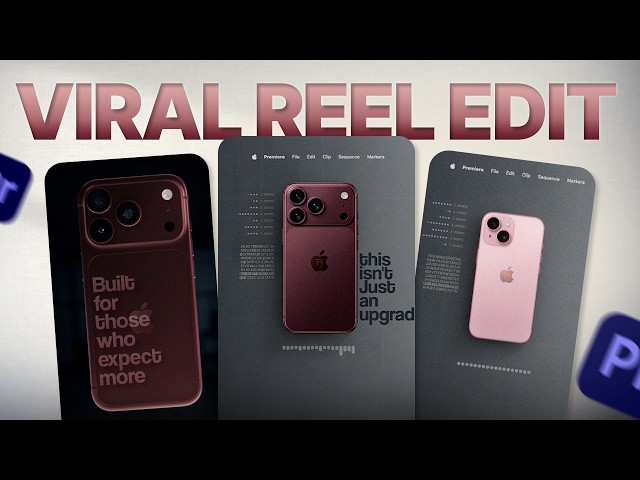 How I Edited This Creative iPhone 18 Reel | Premiere Pro Tutorial