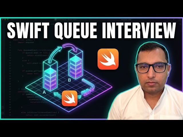 Swift Coding Interview: Implement a Queue Using Stacks