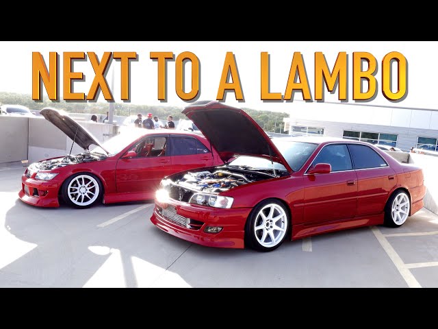 I took my DRIFT CARS to a HUGE car meet