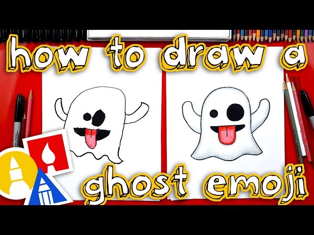 How To Draw The Ghost Emoji
