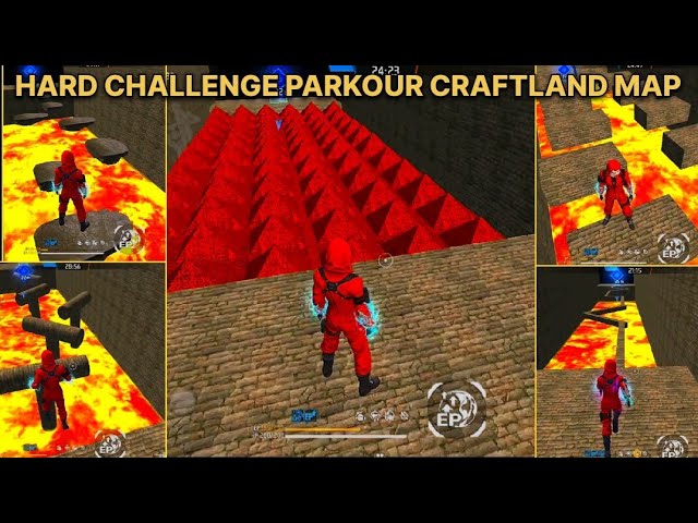 LAVA PARKOUR CRAFTLAND MAP CODE 🔑 😳  || GARENA FREE FIRE 