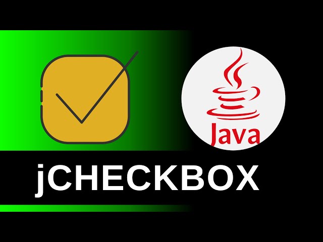 Creating JCheckBox - Java Swing Tutorial 7
