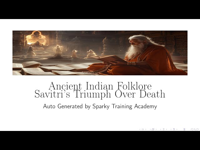 Savitri's Triumph Over Death (Ancient Indian Folklore)