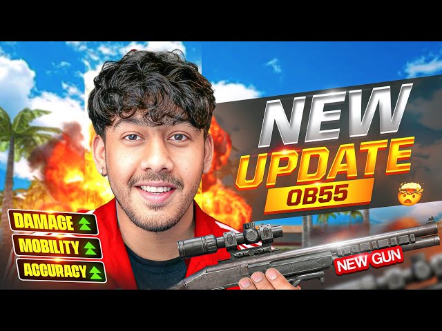 FREE FIRE NEW WEAPON IS NOT SNIPER PLAYER ❌😨 -  OB55 PATCH UPDATE