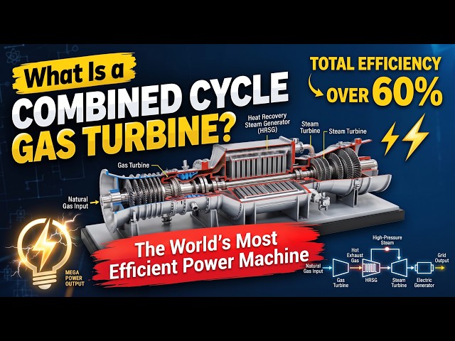 What Is a Combined Cycle Gas Turbine? The World’s Most Efficient Power Machine