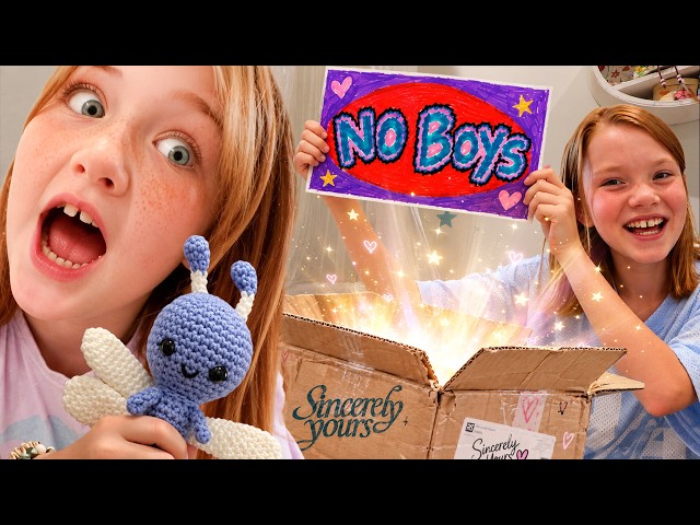NO BOYS!!  Adleys tries Sincerely Yours from Salish!and Yoga Challenge! having fun unboxing fan mail