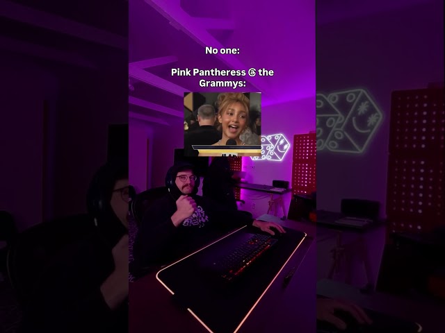 Why is Pink Pantheress so iconic in this Grammys red carpet interview... #grammys #pinkpantheress