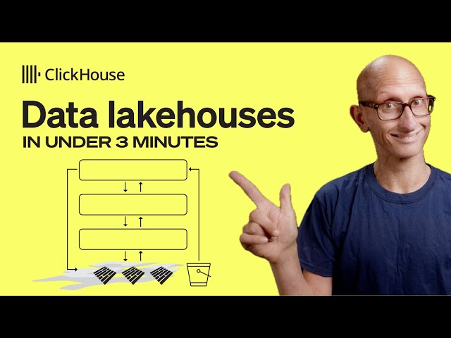 Data lakehouses (in under 3 minutes)