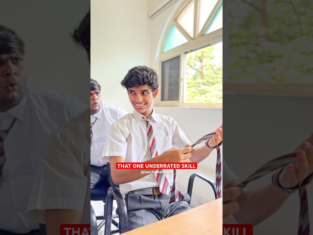 THAT ONE UNDERRATED SKILL #shorts #school #skills #friends #funny #comedy #fun #explore #schoollife