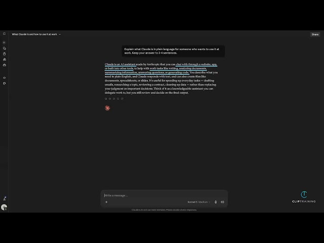 Claude Essentials Lesson 1 of 11 | New in our AI Channel