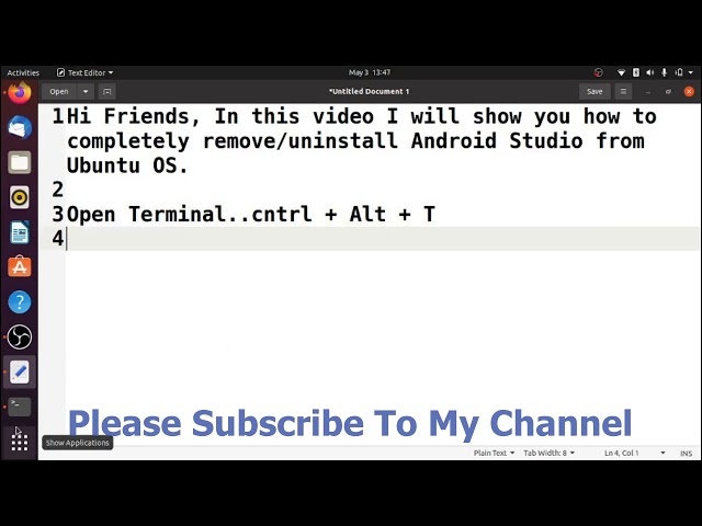 How to completely remove or uninstall Android Studio from Ubuntu OS | 2022 | learneasy
