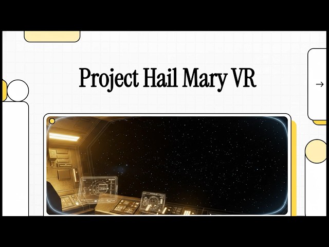 Project Hail Mary VR Is Coming – Why This Could Be the Most Important Sci-Fi Game on Quest 3