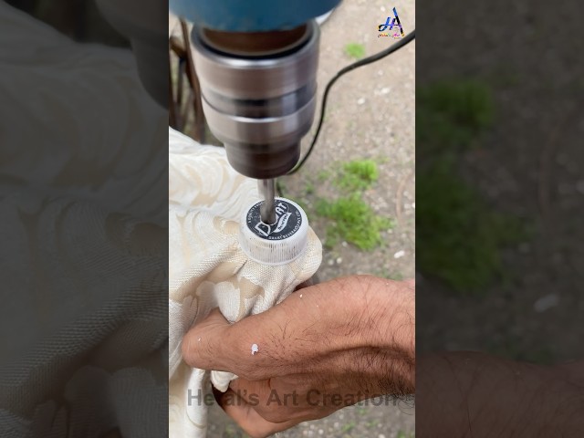 Camping bottle cap hack